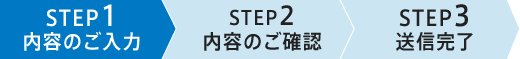 STEP1：内容のご入力